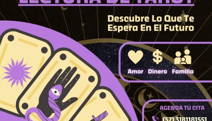 Post de Facebook Lectura de Tarot Moderno Ilustrado Violeta Post de Facebook Lectura de Tarot Moderno Ilustrado Violeta